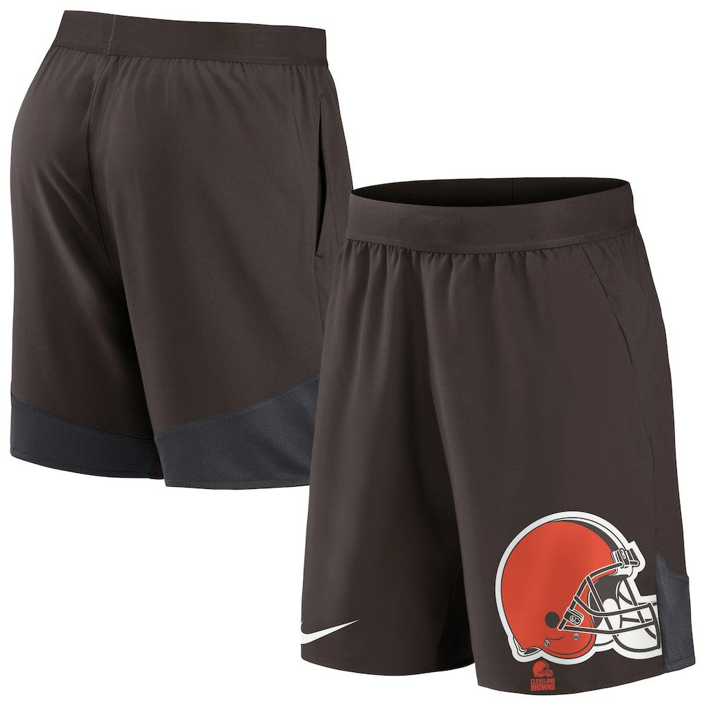 Nike Cleveland Browns Stretch Performance Shorts Brown