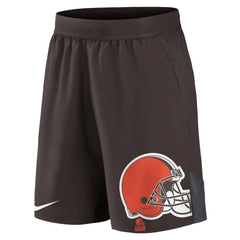 Nike Cleveland Browns Stretch Performance Shorts Brown