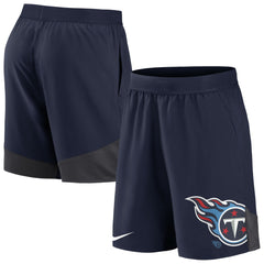 Nike Tennessee Titans Stretch Performance Shorts Navy