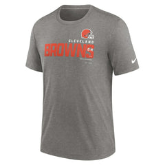 Nike Cleveland Browns Team Tri-Blend T-Shirt Heather Charcoal
