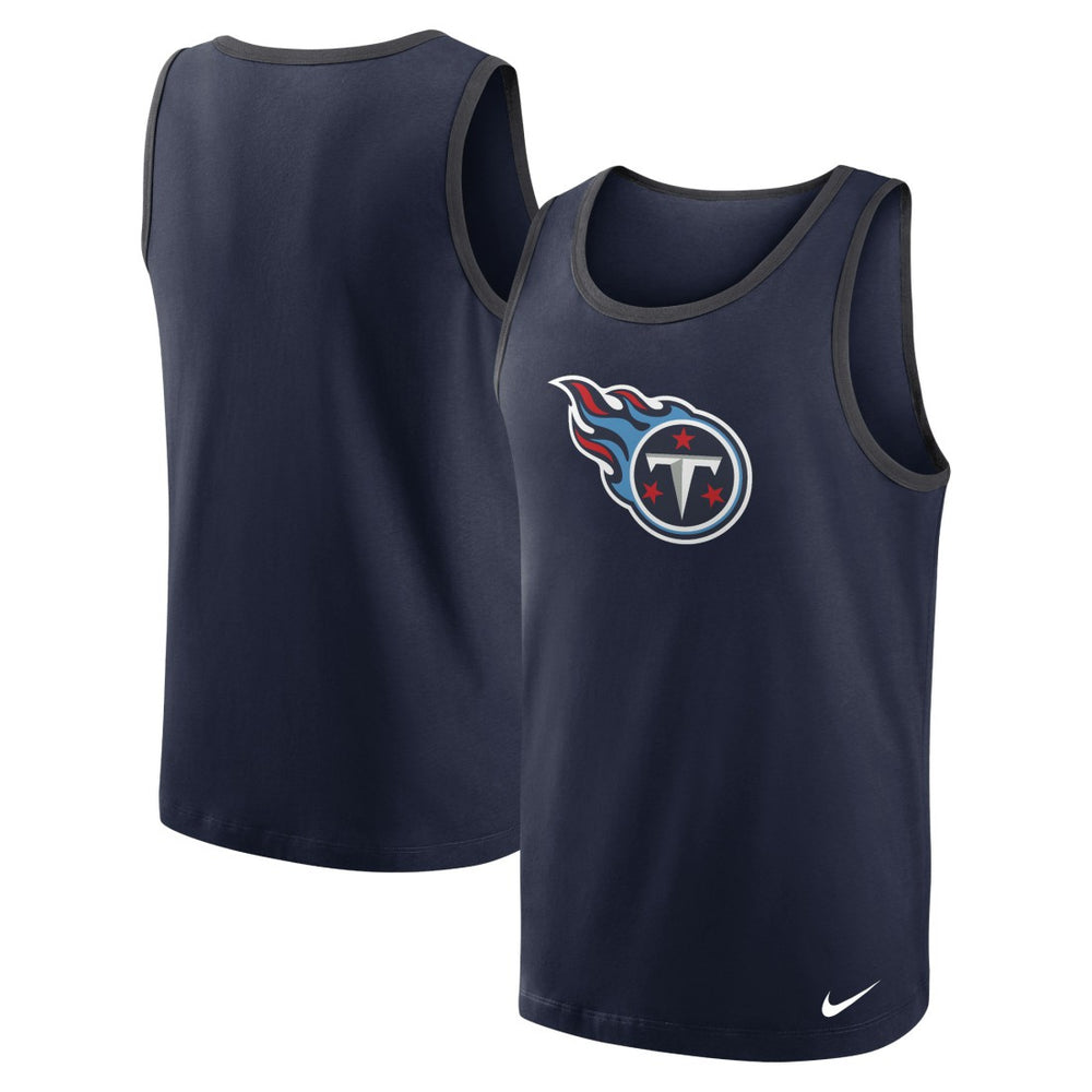 Nike Tennessee Titans Tri-Blend Tank Top Navy