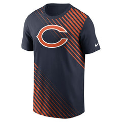 Nike Chicago Bears Yard Line Fashion Asbury T-Shirt Navy
