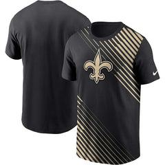 Nike New Orleans Saints Yard Line Fashion Asbury T-Shirt Black