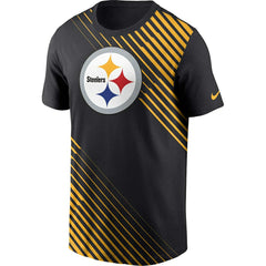 Nike Pittsburgh Steelers Yard Line Fashion Asbury T-Shirt Black