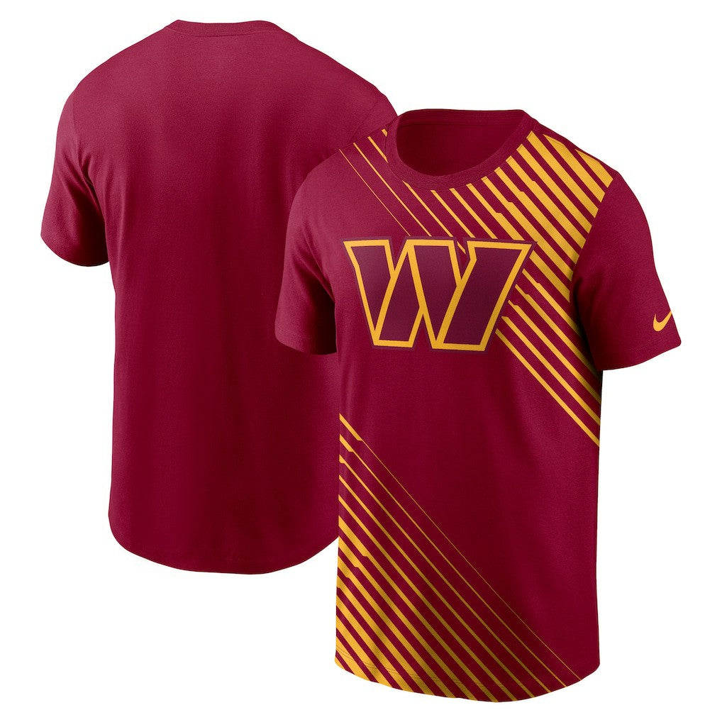 Nike Washington Commanders Yard Line Fashion Asbury T-Shirt Burgundy