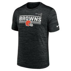 Nike Cleveland Browns Yardline Velocity Performance T-Shirt Anthracite