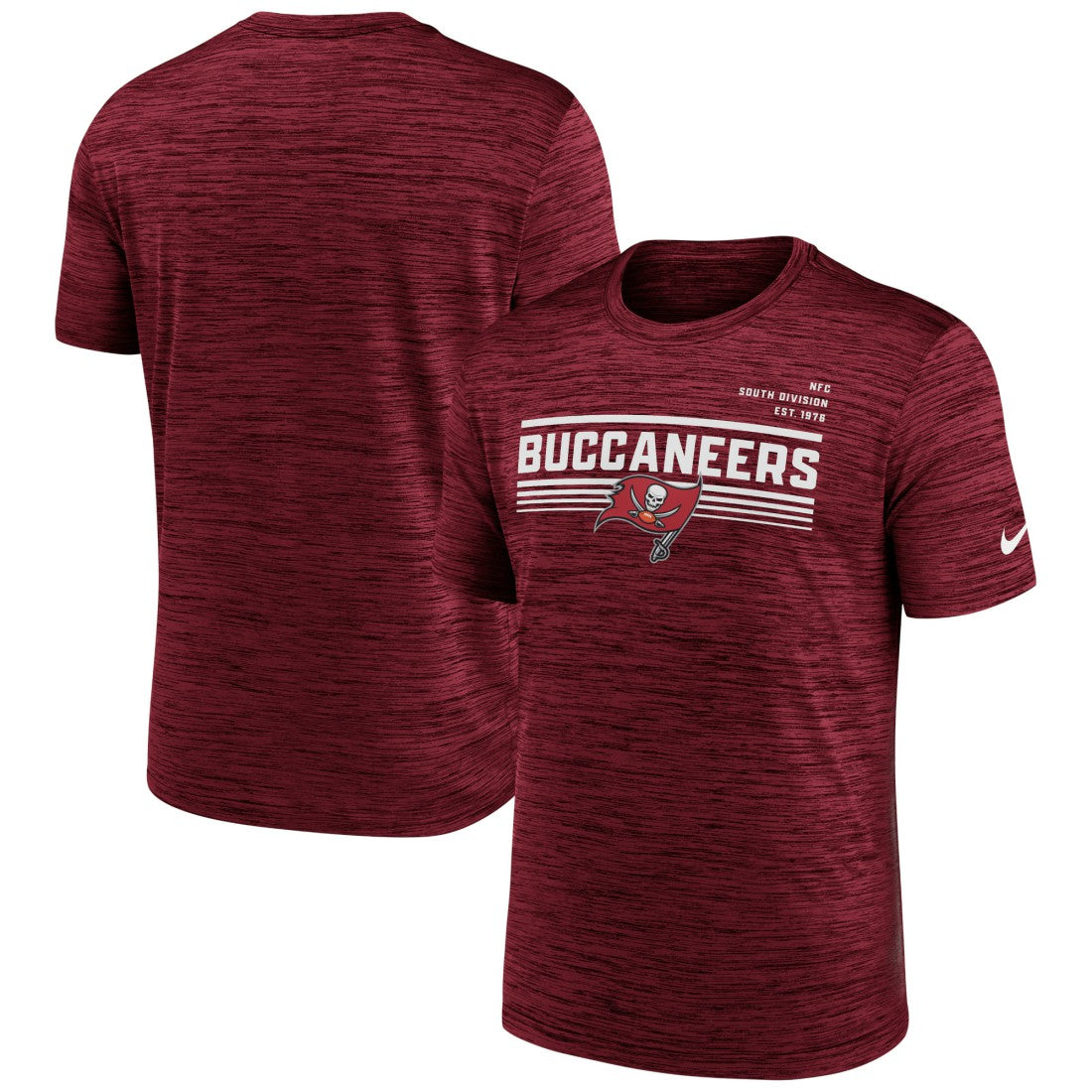 Nike Tampa Bay Buccaneers Yardline Velocity Performance T-Shirt Red