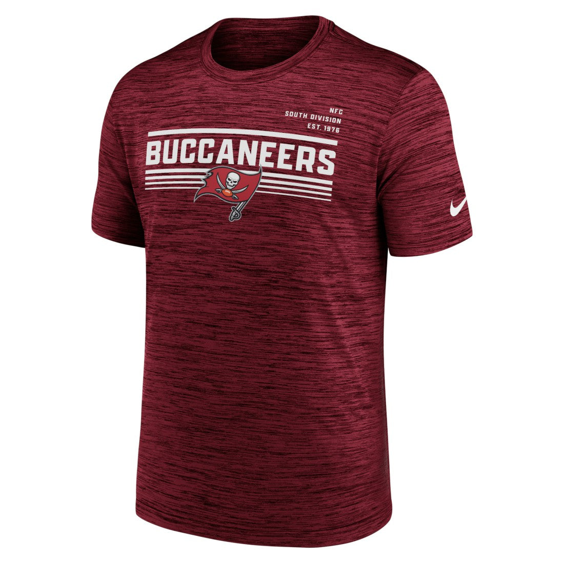 Nike Tampa Bay Buccaneers Yardline Velocity Performance T-Shirt Red