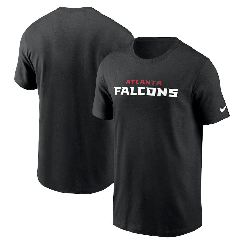 Nike Atlanta Falcons Team Wordmark Essential T-Shirt Black