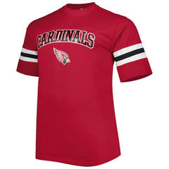 Arizona Cardinals Big & Tall Arm Stripe T-Shirt Cardinal