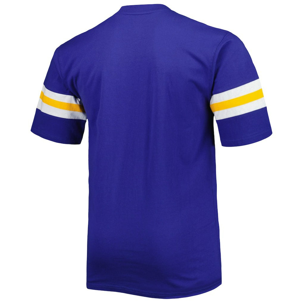 Los Angeles Rams Big & Tall Arm Stripe T-Shirt Royal