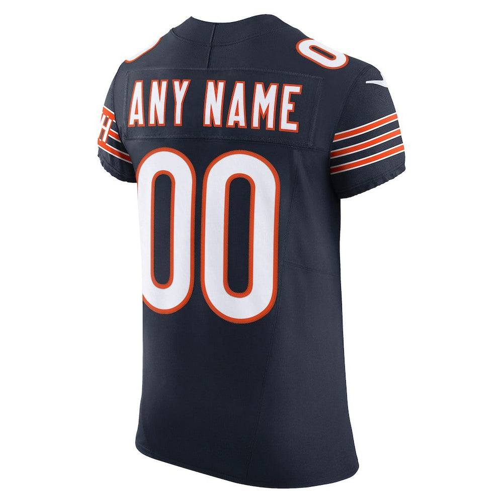 Nike Chicago Bears Vapor F.U.S.E. Elite Custom Jersey Navy
