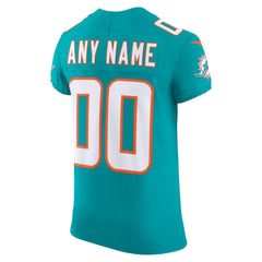 Nike Miami Dolphins Vapor F.U.S.E. Elite Custom Jersey Aqua