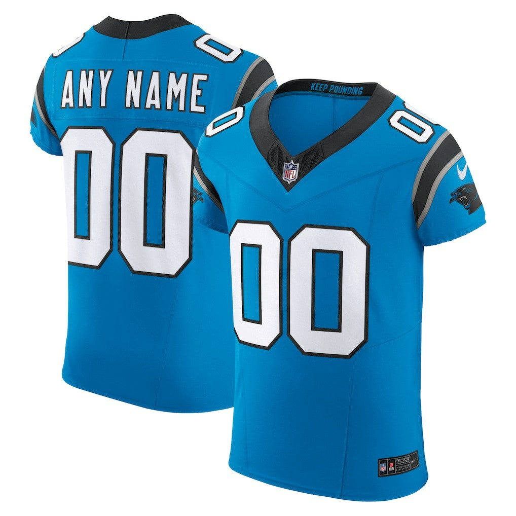 Nike Carolina Panthers Vapor F.U.S.E. Elite Custom Jersey Blue