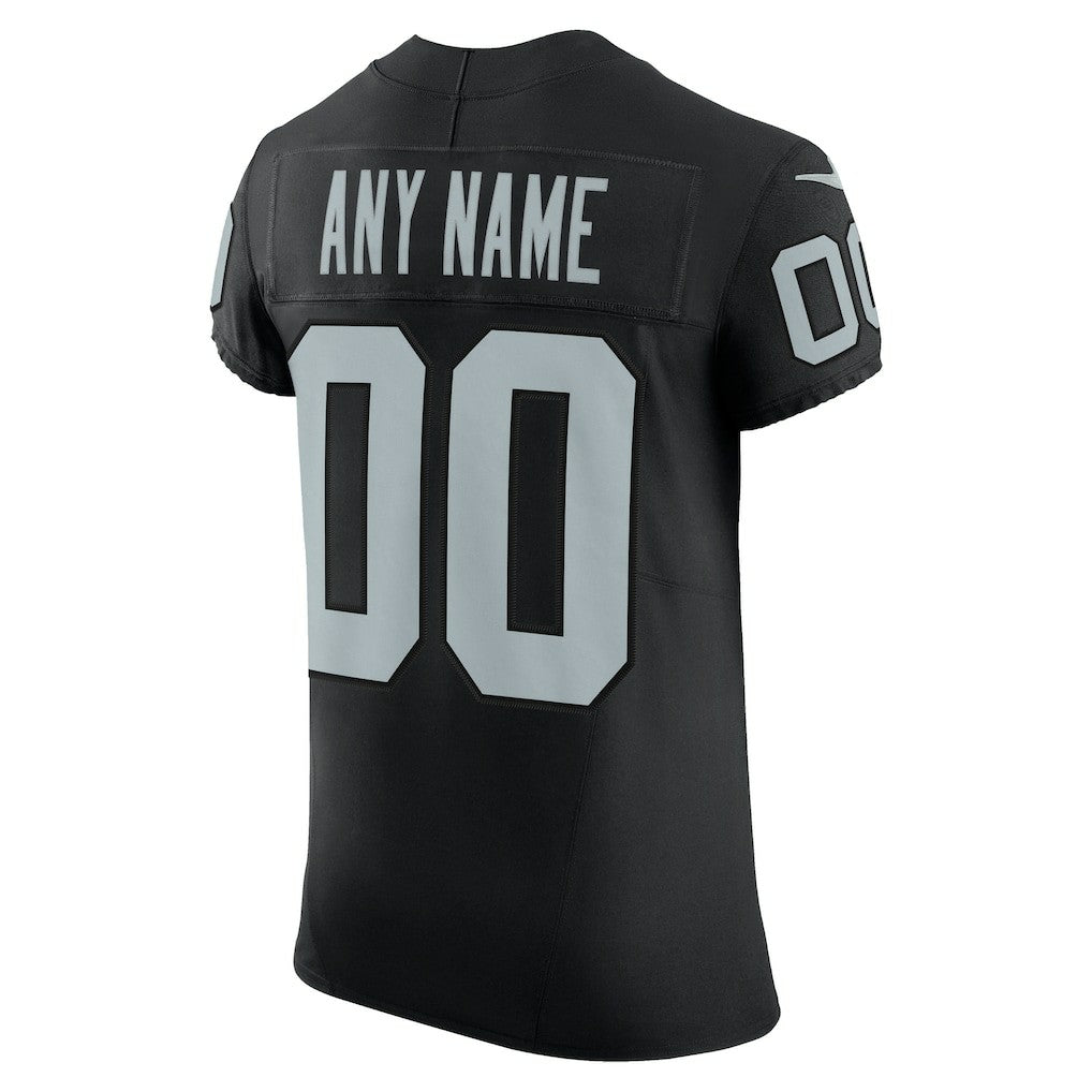 Nike Las Vegas Raiders Vapor F.U.S.E. Elite Custom Jersey Black