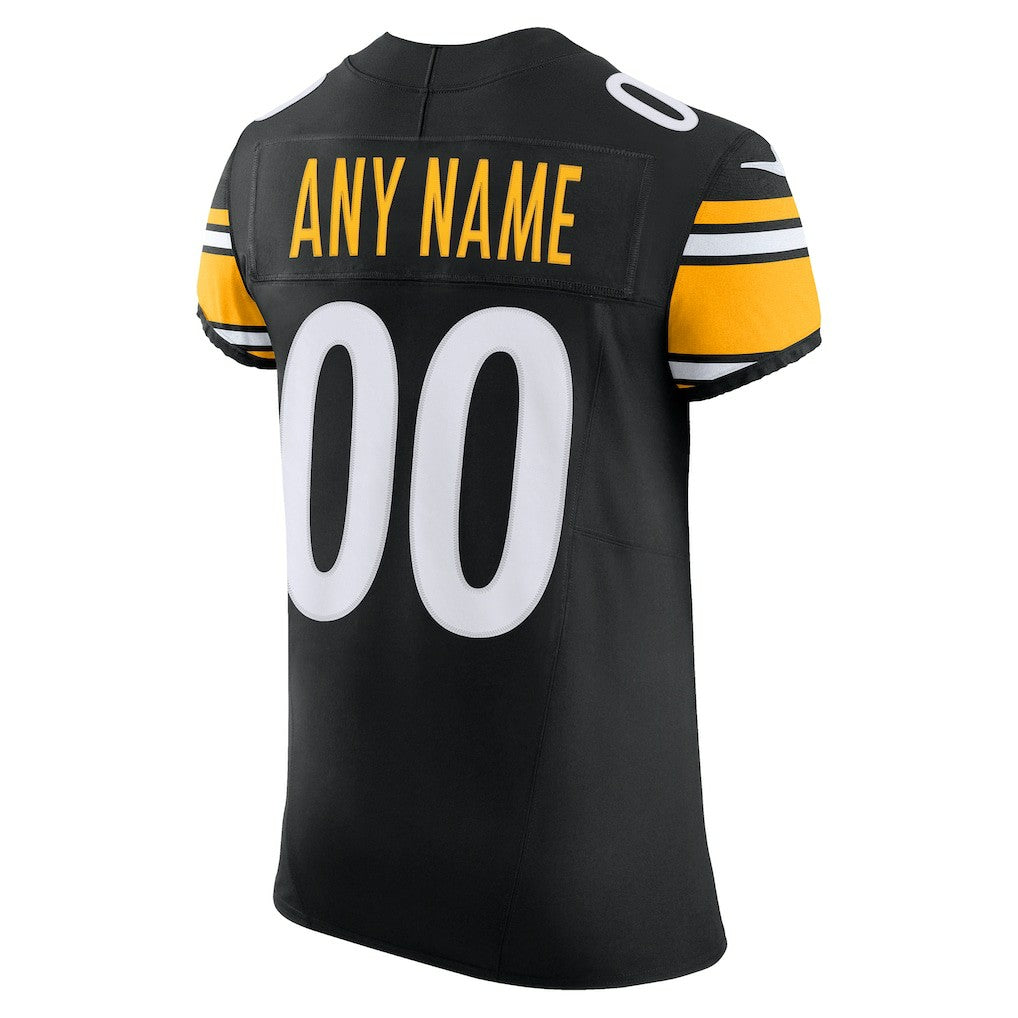Nike Pittsburgh Steelers Vapor F.U.S.E. Elite Custom Jersey Black