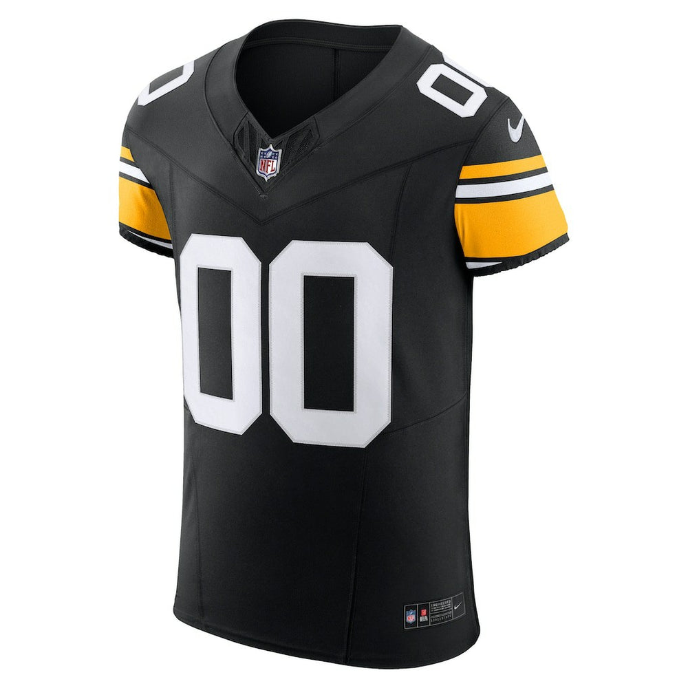 Nike Pittsburgh Steelers Vapor F.U.S.E. Elite Custom Jersey Black