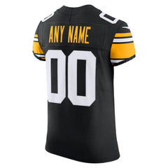 Nike Pittsburgh Steelers Vapor F.U.S.E. Elite Custom Jersey Black