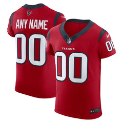 Nike Houston Texans Alternate Vapor F.U.S.E. Elite Custom Jersey Red