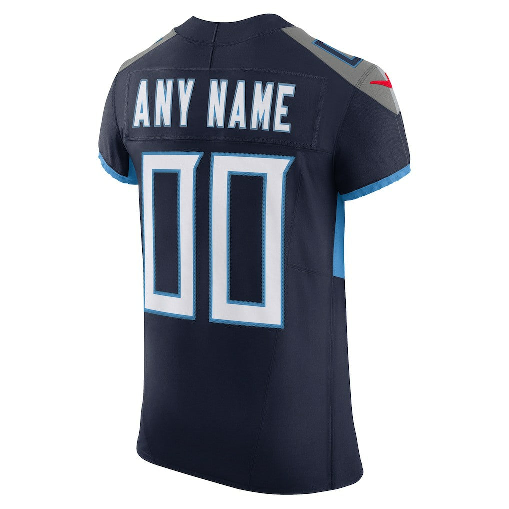 Nike Tennessee Titans Vapor F.U.S.E. Elite Custom Jersey Navy