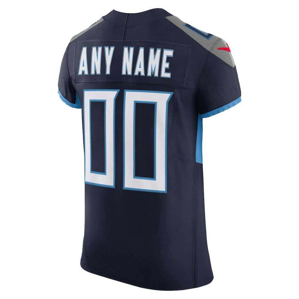 Nike Tennessee Titans Vapor F.U.S.E. Elite Custom Jersey Navy