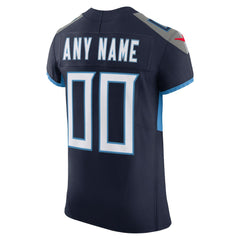 Nike Tennessee Titans Vapor F.U.S.E. Elite Custom Jersey Navy