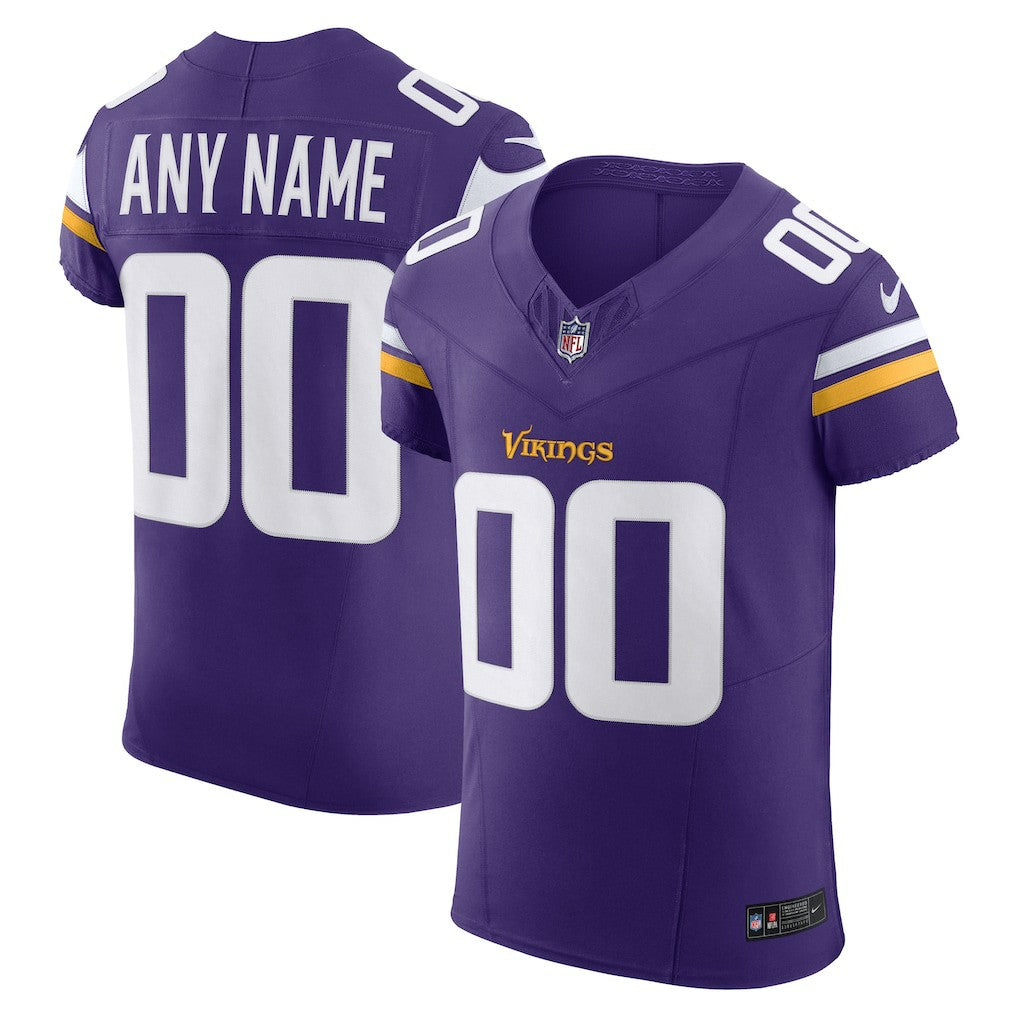 Nike Minnesota Vikings Vapor F.U.S.E. Elite Custom Jersey Purple