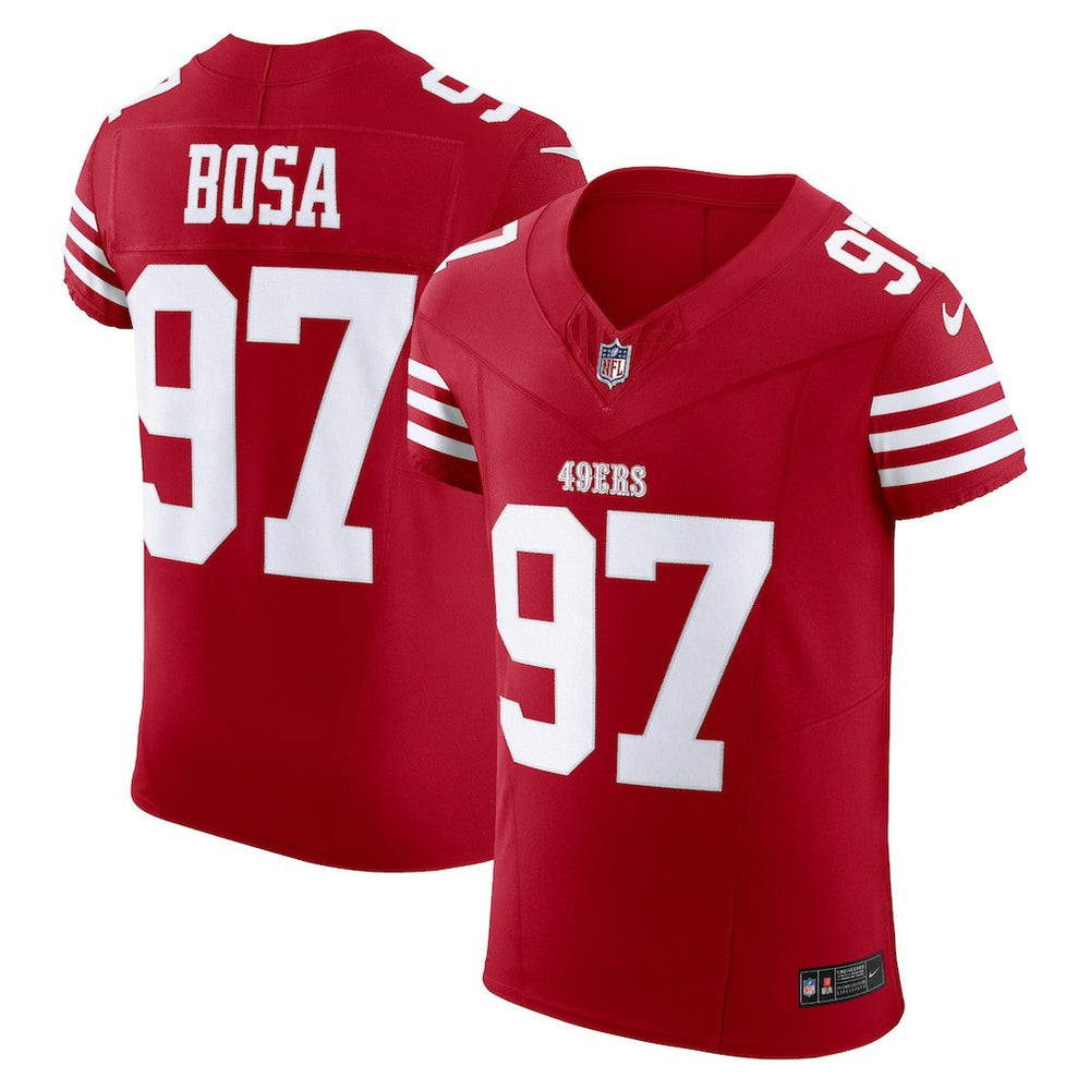 Nike Nick Bosa San Francisco 49ers Vapor F.U.S.E. Elite Jersey Scarlet