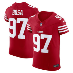 Nike Nick Bosa San Francisco 49ers Vapor F.U.S.E. Elite Jersey Scarlet