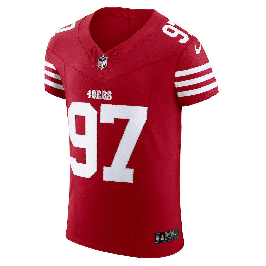 Nike Nick Bosa San Francisco 49ers Vapor F.U.S.E. Elite Jersey Scarlet
