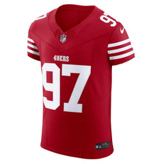 Nike Nick Bosa San Francisco 49ers Vapor F.U.S.E. Elite Jersey Scarlet
