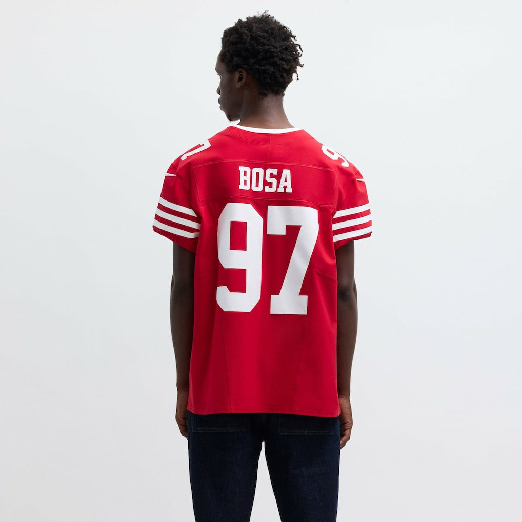 Nike Nick Bosa San Francisco 49ers Vapor F.U.S.E. Elite Jersey Scarlet