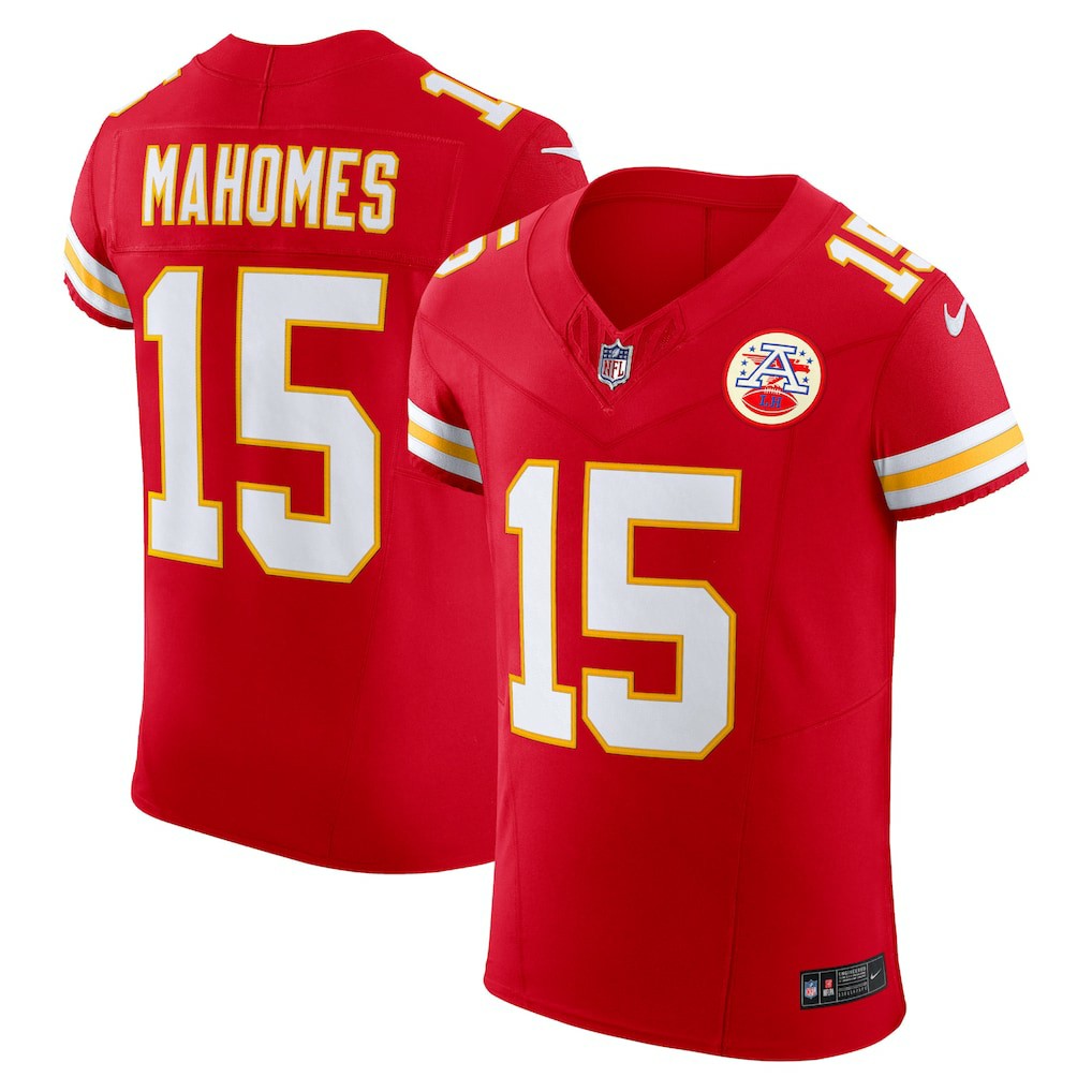 Nike Patrick Mahomes Kansas City Chiefs Vapor F.U.S.E. Elite Jersey Red