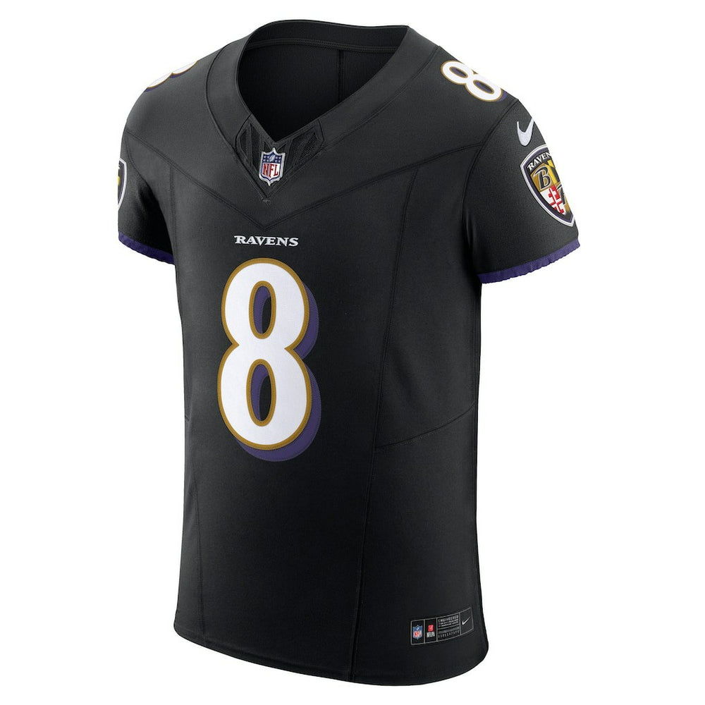 Nike Lamar Jackson Baltimore Ravens Alternate Vapor F.U.S.E. Elite Jersey Black