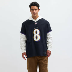 Nike Lamar Jackson Baltimore Ravens Alternate Vapor F.U.S.E. Elite Jersey Black