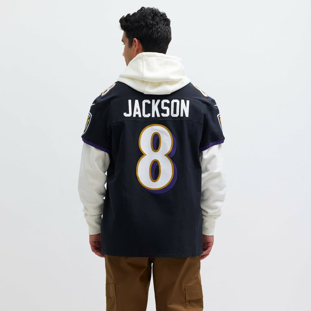 Nike Lamar Jackson Baltimore Ravens Alternate Vapor F.U.S.E. Elite Jersey Black