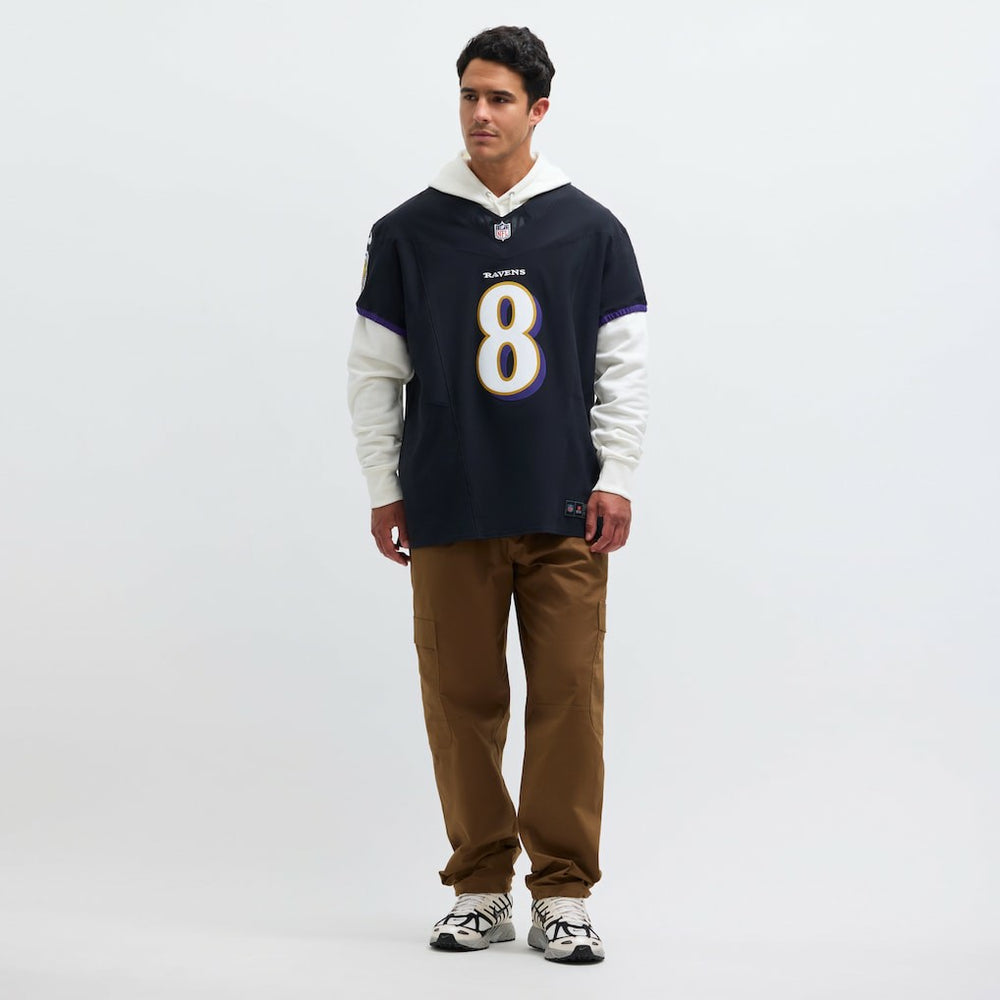 Nike Lamar Jackson Baltimore Ravens Alternate Vapor F.U.S.E. Elite Jersey Black