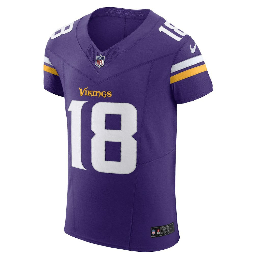 Nike Justin Jefferson Minnesota Vikings Vapor F.U.S.E. Elite Jersey Purple