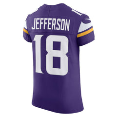 Nike Justin Jefferson Minnesota Vikings Vapor F.U.S.E. Elite Jersey Purple