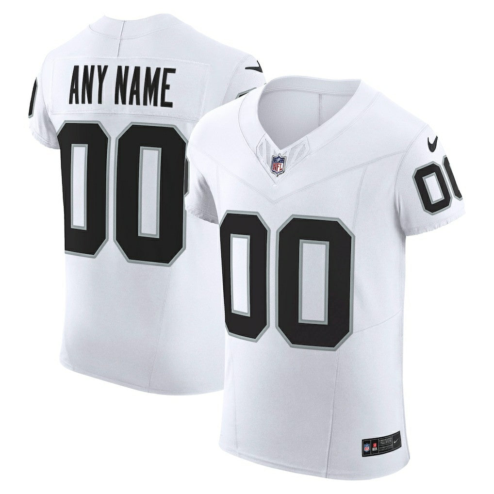 Nike Las Vegas Raiders Vapor F.U.S.E. Elite Custom Jersey White