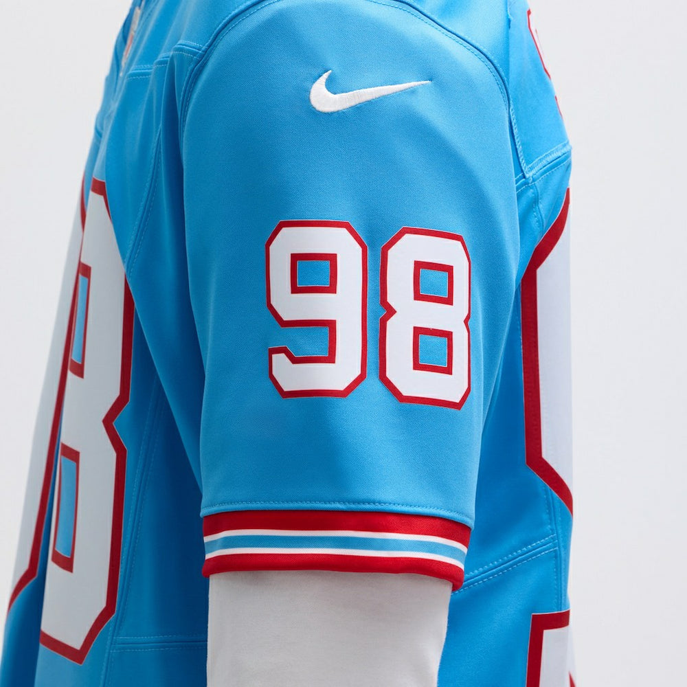 Nike Jeffery Simmons Tennessee Titans Vapor F.U.S.E. Limited Jersey Light Blue