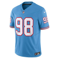 Nike Jeffery Simmons Tennessee Titans Vapor F.U.S.E. Limited Jersey Light Blue