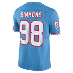 Nike Jeffery Simmons Tennessee Titans Vapor F.U.S.E. Limited Jersey Light Blue