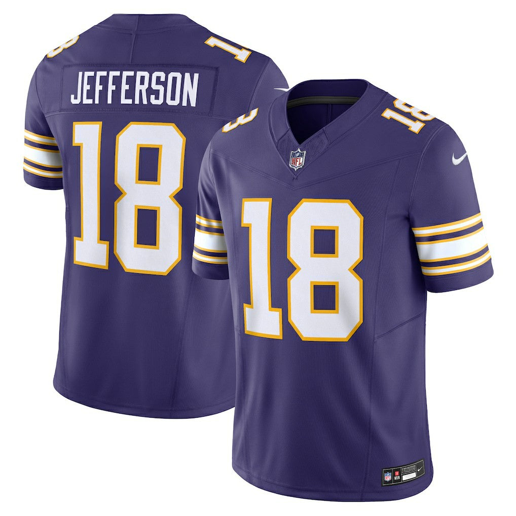 Nike Justin Jefferson Minnesota Vikings Vapor F.U.S.E. Limited Jersey Purple