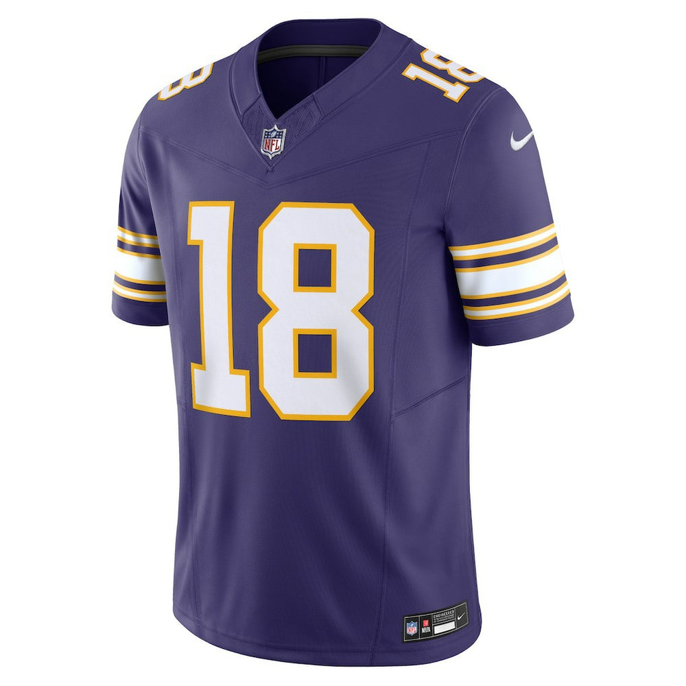 Nike Justin Jefferson Minnesota Vikings Vapor F.U.S.E. Limited Jersey Purple