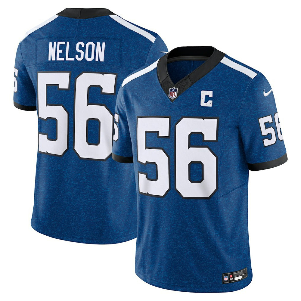Nike Quenton Nelson Indianapolis Colts Vapor F.U.S.E. Limited Jersey Blue