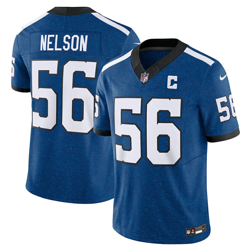 Nike Quenton Nelson Indianapolis Colts Vapor F.U.S.E. Limited Jersey Blue
