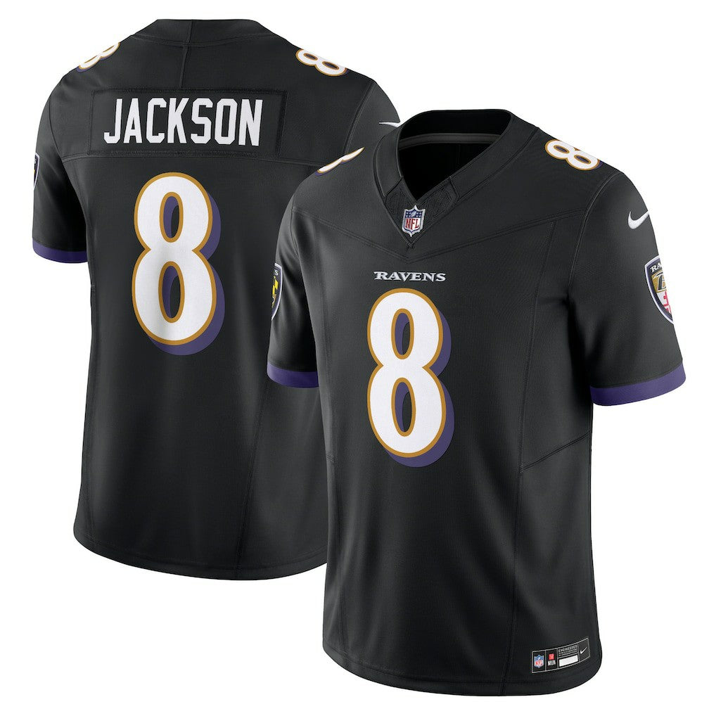 Nike Lamar Jackson Baltimore Ravens Vapor F.U.S.E. Limited Jersey Black