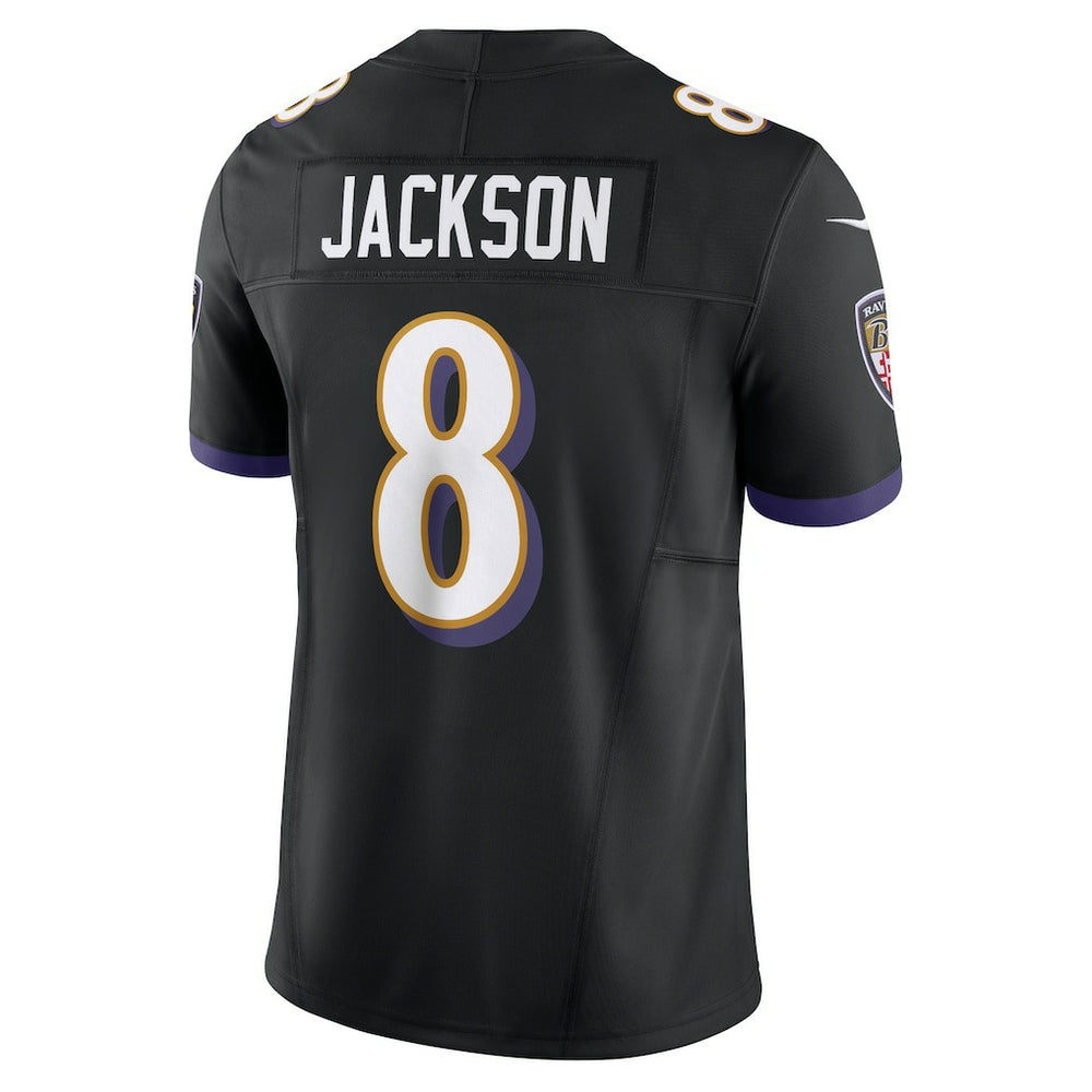 Nike Lamar Jackson Baltimore Ravens Vapor F.U.S.E. Limited Jersey Black