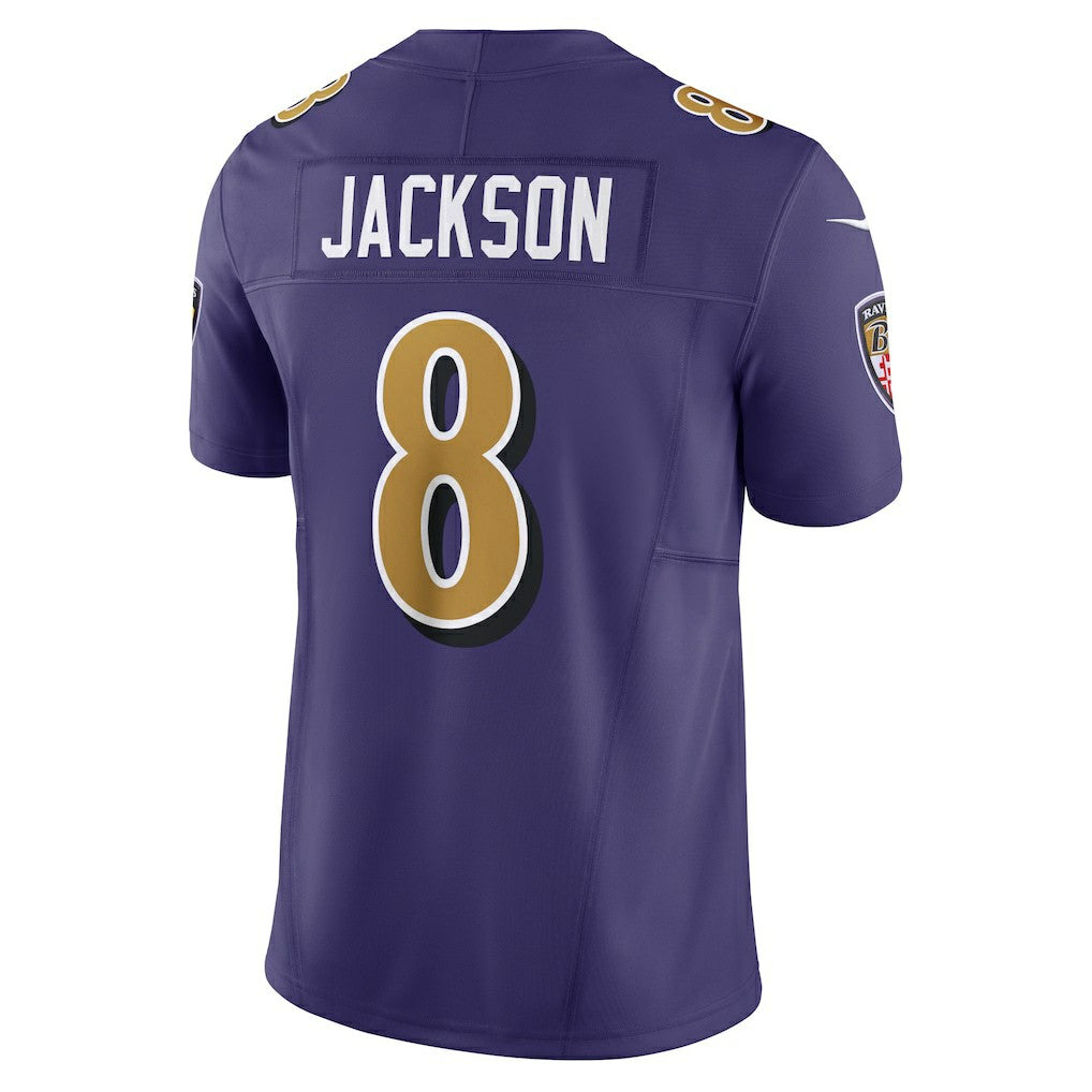 Nike Lamar Jackson Baltimore Ravens Vapor F.U.S.E. Limited Jersey Purple